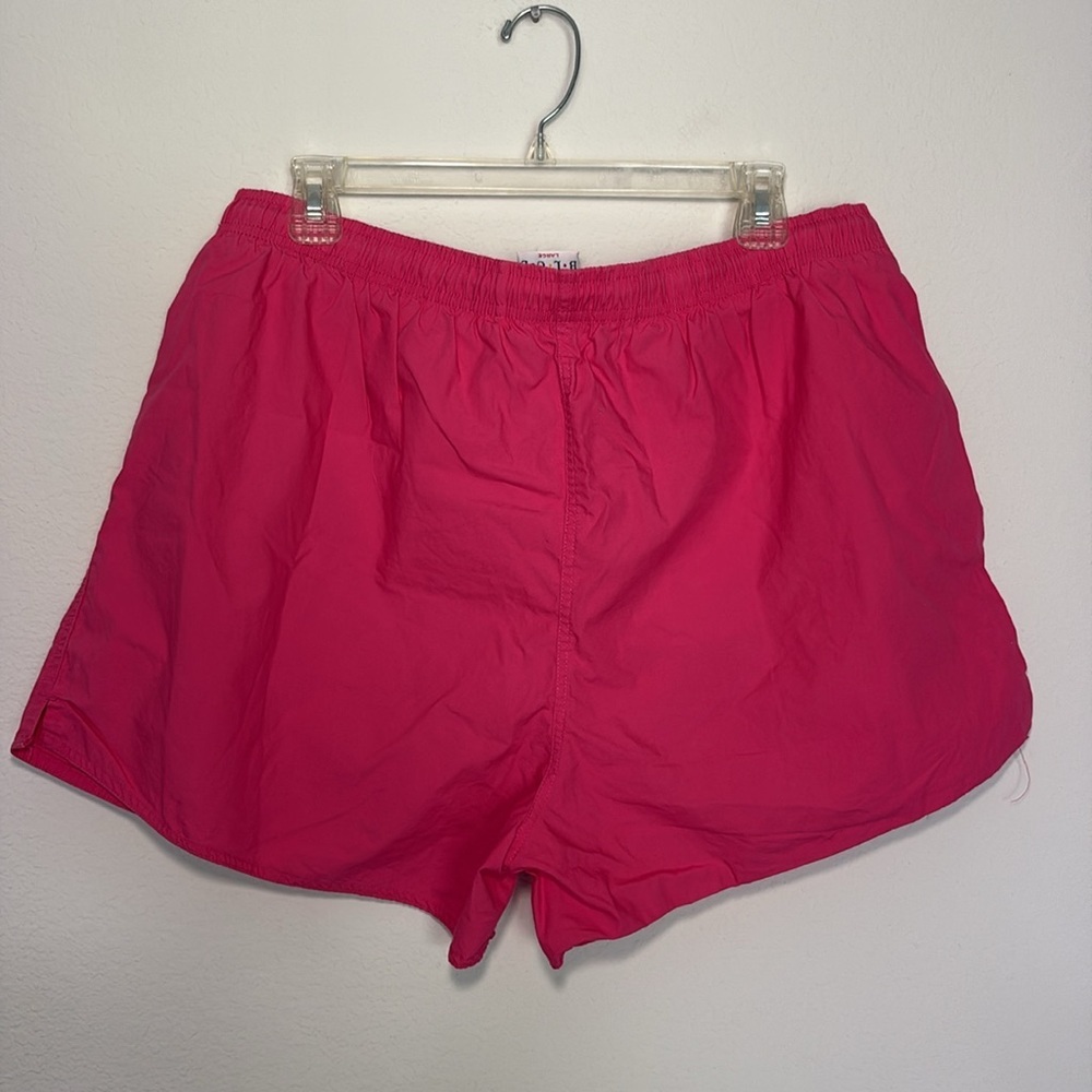 VINTAGE Newport Pink Athletic Swim Trunk Shorts Lightweight Elastic size large - Picture 5 of 6